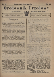 Orędownik Urzędowy Powiatu Gostyńskiego 1925.10.16 R. 7 Nr 78
