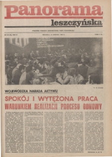 Panorama Leszczyńska 1980.12.14 R.2 Nr50(53)