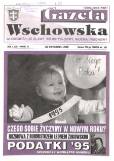 Gazeta Wschowska 1995.01.23 R.2 Nr 1 (2)