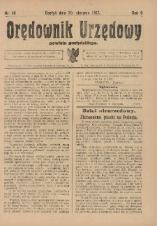 Orędownik Urzędowy Powiatu Gostyńskiego 1927.08.20 R.9 Nr 68