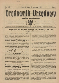 Orędownik Urzędowy Powiatu Gostyńskiego 1927.12.21 R.9 Nr 103