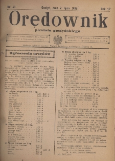 Orędownik Powiatu Gostyńskiego 1930.07.02 R. 12 Nr 53