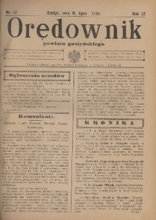 Orędownik Powiatu Gostyńskiego 1930.07.16 R. 12 Nr 57