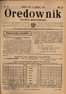 Orędownik Powiatu Gostyńskiego 1931.04.04 R.13 nr 26