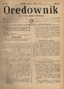 Orędownik Powiatu Gostyńskiego 1931.05.02 R.13 nr 34