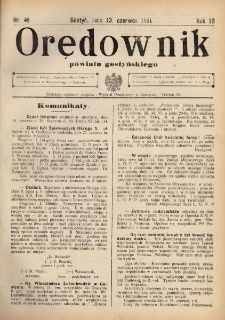 Orędownik Powiatu Gostyńskiego 1931.06.13 R.13 nr 46