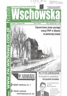 Ziemia Wschowska 2002.11.07 R. 3 Nr 20 (67)