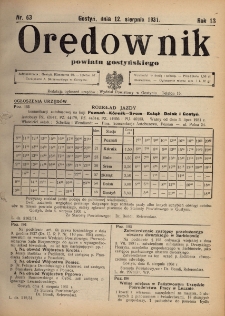 Orędownik Powiatu Gostyńskiego 1931.08.12 R.13 nr 63