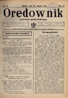 Orędownik Powiatu Gostyńskiego 1931.08.29 R.13 nr 68