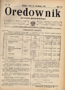 Orędownik Powiatu Gostyńskiego 1931.09.19 R.13 nr 74