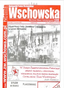 Ziemia Wschowska 2003.04.17 R.4 Nr 8 (78)