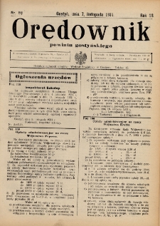 Orędownik Powiatu Gostyńskiego 1931.11.07 R.13 nr 88