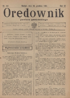 Orędownik Powiatu Gostyńskiego 1930.12.24 R. 12 Nr 102