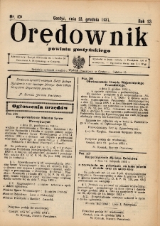 Orędownik Powiatu Gostyńskiego 1931.12.23 R.13 nr 101