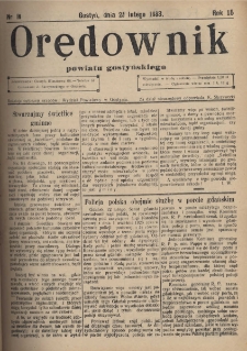 Orędownik Powiatu Gostyńskiego 1933.02.25 R. 15 Nr 16
