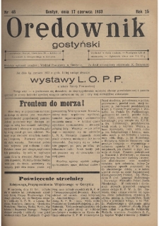 Orędownik Gostyński 1933.06.17 R. 15 Nr 48