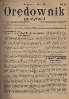 Orędownik Gostyński 1933.07.01 R. 15 Nr 52
