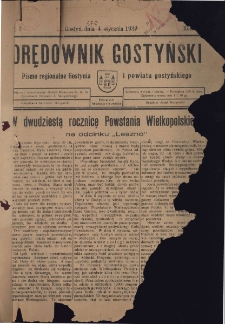 Orędownik Gostyński 1939.01.04 R.21 Nr 1
