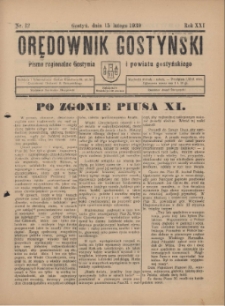 Orędownik Gostyński 1939.02.15 R.21 Nr 12