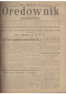 Orędownik Gostyński 1933.07.29 R. 15 Nr 60