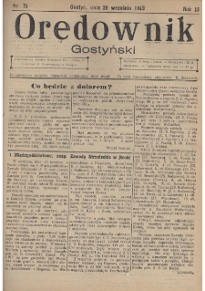 Orędownik Gostyński 1933.09.20 R. 15 Nr 75