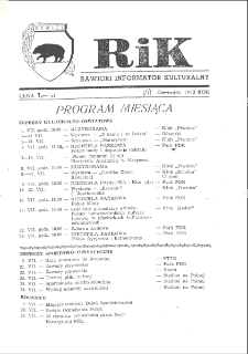 Rawicki Informator Kulturalny 1972.7 R.2