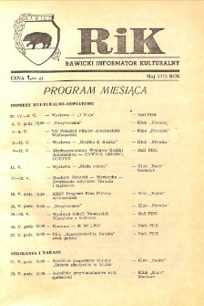 Rawicki Informator Kulturalny 1973.5 R.3