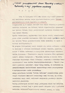 Materiały z sesji popularno-naukowej pt. Udział przedstawicieli Ziemi Rawickiej w sztuce