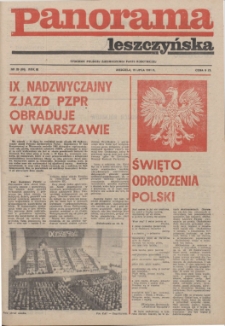 Panorama Leszczyńska 1981.07.19 R.3 Nr29(84)