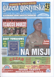 Nowa Gazeta Gostyńska 2002.11.17 R. 2 nr 23