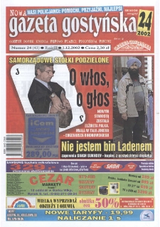 Nowa Gazeta Gostyńska 2002.12.01 R. 2 nr 24
