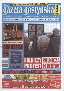 Nowa Gazeta Gostyńska 2003.02.09 R. 3 Nr 3(48)