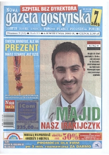 Nowa Gazeta Gostyńska 2003.04.06 R. 3 Nr 7(52)