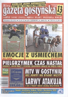 Nowa Gazeta Gostyńska 2003.06.29 R. 3 Nr 13(58)