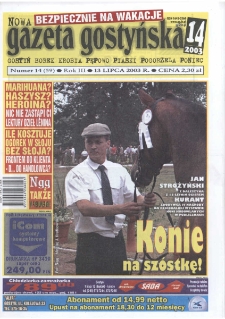 Nowa Gazeta Gostyńska 2003.07.13 R. 3 Nr 14(59)