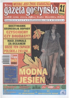 Nowa Gazeta Gostyńska 2003.10.19 R. 3 Nr 21(66)