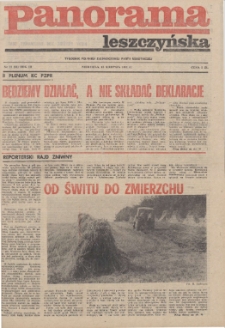 Panorama Leszczyńska 1981.08.16 R.3 Nr33(88)