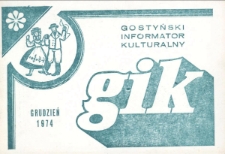 Gostyński Informator Kulturalny 1974 R. Nr12