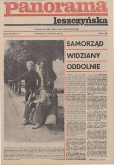 Panorama Leszczyńska 1981.08.23 R.3 Nr34(89)