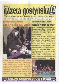Nowa Gazeta Gostyńska 2006.03.19 R.6 Nr 11(150)