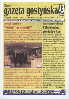 Nowa Gazeta Gostyńska 2006.04.02 R.6 Nr 13(152)