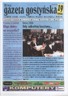 Nowa Gazeta Gostyńska 2006.05.14 R.6 Nr 19(158)