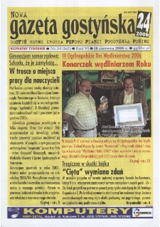 Nowa Gazeta Gostyńska 2006.06.18 R.6 Nr 24(163)