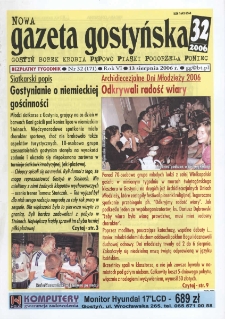 Nowa Gazeta Gostyńska 2006.08.13 R.6 Nr 32(171)