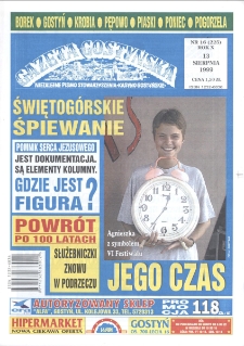 Gazeta Gostyńska 1999 R.10 Nr 16(225)