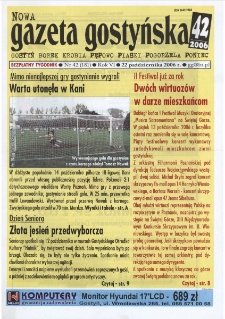 Nowa Gazeta Gostyńska 2006.10.22 R.6 Nr 42(181)