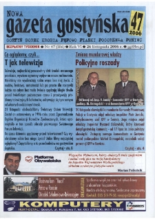 Nowa Gazeta Gostyńska 2006.11.26 R.6 Nr 47(186)