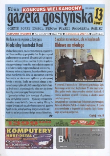 Nowa Gazeta Gostyńska 2007.04.01 R.7 Nr 13(204)