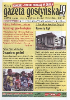 Nowa Gazeta Gostyńska 2007.05.13 R.7 Nr 19(210)