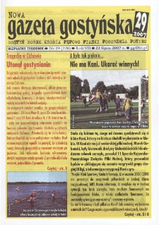 Nowa Gazeta Gostyńska 2007.07.22 R.7 Nr 29(220)